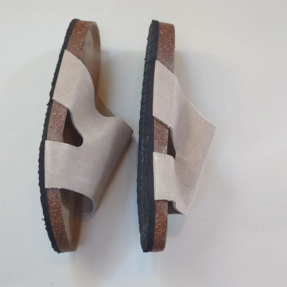Vintage, Woodstock Stone Color Bert Slides, Sz 11